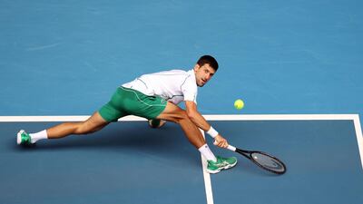 Serbia's Novak Djokovic beat Japanese wildcard Tatsuma Ito 6-1, 6-4, 6-2 in 95 minutes. AFP
