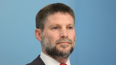 Israel's Finance Minister Bezalel Smotrich wants the cabinet to reassess its policy of transferring funds. EPA