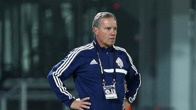 Paulo Bonamigo led Sharjah to a seventh-place league finish in his first season in charge of the newly-promoted club. Pawan Singh / The National