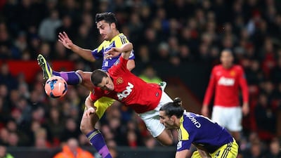 Left-back: Neil Taylor, Swansea. The defence kept Manchester United very quiet with Taylor in fine form. Alex Livesey / Getty Images