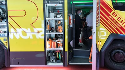 The electric truck can also be remote controlled. Antonie Robertson / The National