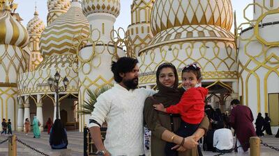 The Thekkilparambil family will have a subdued Eid this year after losing two of their closest friends in the Deira, Dubai, fire. Photo: Mansour Thekkilparambil