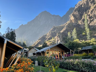 Located in the ancient Andean town of Ollantaytambo in Peru, Las Qolqas is a sustainable mountain haven. Photo: Las Qolqas