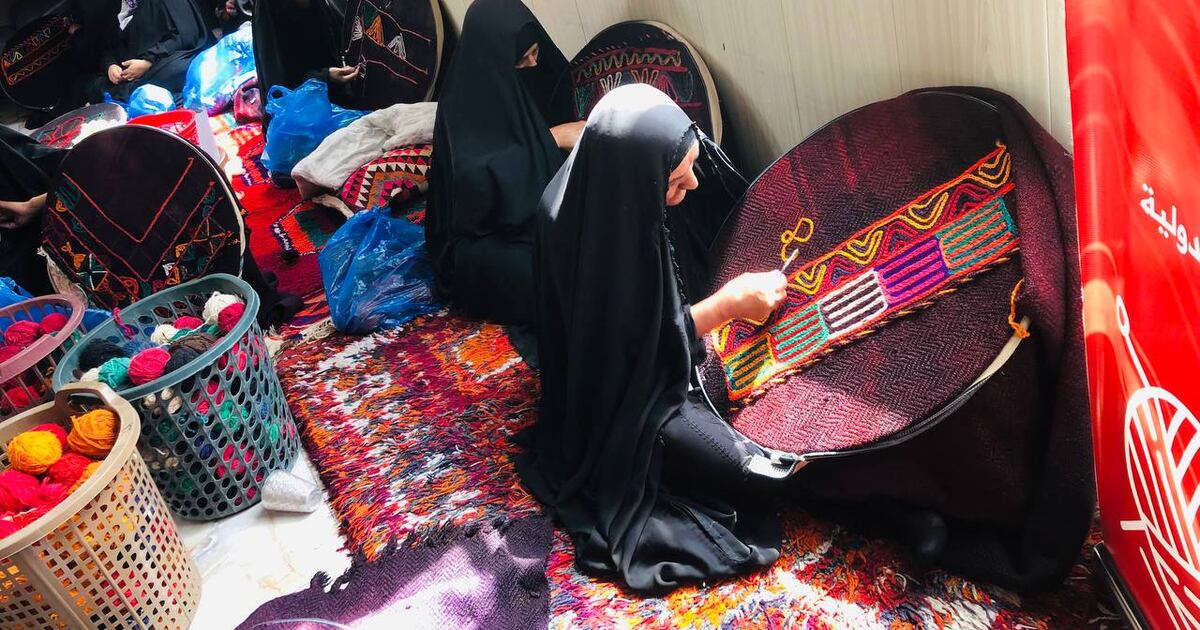 Iraq Textile Healing threads: Weaving workshop revives Iraqi tradition and empowers ...