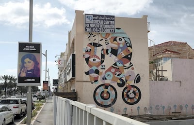 More art and creative projects are planned for public space in Jumeirah. Pawan Singh / The National