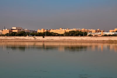 The US Embassy is seen from across the Tigris River in Baghdad, Iraq. AP Photo