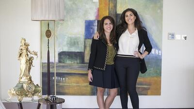 Khadija Alduwaik, right, and Najwa Allawi founded Amalkum on the premise that working life is changing for professional women with high aspirations . Mona Al Marzooqi / The National