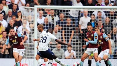 Tanguy Ndombele: The £63million midfielder was ‘fantastic’ according to Tottenham manager Mauricio Pochettino, scoring a lovely curling 20-yard strike as his side beat Aston Villa 3-1. Getty Images