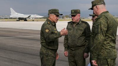 The drills are being held as part of a series of naval exercises in operationally important areas, Russia said. EPA