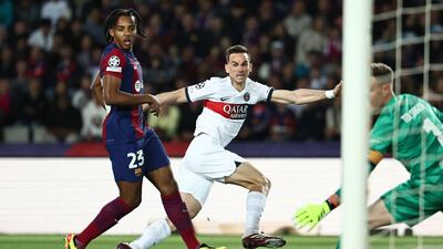 Industrious first half-half performance was marred by silly kick on back of Pedri’s leg that earned him yellow card. Should have put team 2-1 ahead but turned left-footed finish narrowly wide of target. AFP