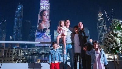 Cristiano Ronaldo went big to celebrate girlfriend Georgina Rodriguez's birthday. Photo: Georgina Rodriguez's Instagram account