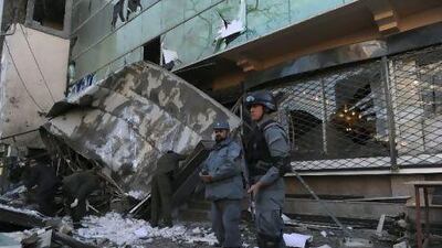 The site of a suicide attack last month at the gates of the Kabul City Centre, a popular shopping mall in the heart of the Afghan capital.