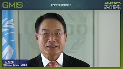 LI Yong, Director-General, United Nations Industrial Development Organization (UNIDO) and Co-chair of GMIS. Courtesy GMIS