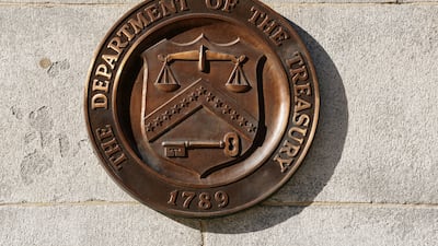 The US Treasury building in Washington. Reuters