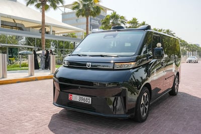 Abu Dhabi has an existing operational fleet of more than 30 autonomous vehicles. Pawan Singh for The National