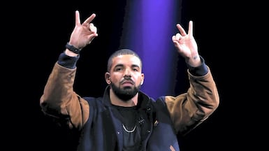 Drake signed the pro-Palestine Artists4Ceasefire letter, which calls for an end to the Israel-Gaza war, in October 2023. Getty Images