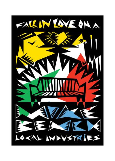 A poster celebrating Local Industries' best-known creation. Courtesy Local Industries