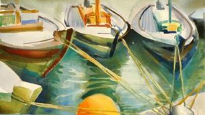 The South African artist Thirza Kotzen paints in oils and watercolours.