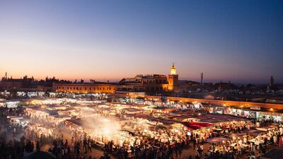 Djema El-Fna, Marrakech. Courtesy Naya Traveler