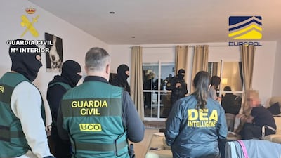 Spain's Civil Guard have carried out a series of raids as part of the international crime crackdown that included US authorities. Photo: Spanish Ministry of the Interior