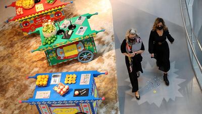 Quirky displays at the newly-opened THAT. The store sells both fine and costume jewellery by regional and international designers