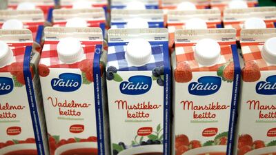 Imported food is displayed for sale at a grocery store in Moscow. Maxim Zmeyev / Reuters