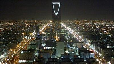 Kingdom Centre in Riyadh is currently Saudi Arabia's second tallest building. The construction of Kingdom Tower in Jeddah would push it to third place. Salah Malkawi / Getty Images