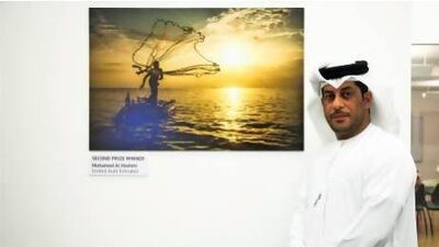 The Emirati Mohamed Al Hasmi took second place for his image of a fisherman. Lee Hoagland / The National