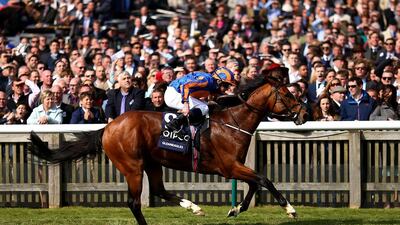Ryan Moore rides Gleneagles to win the English 2,000 Guineas Stakes at Newmarket on May 02, 2015 in Newmarket, England. Charlie Crowhurst / Getty Images