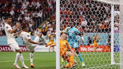 Frenkie de Jong scores for the Netherlands. Getty