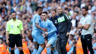 Phil Foden (Jesus 63') 7 – Took his goal well, coolly slotting home from close range in added time. Could have had another but he took too long to pull the trigger. Reuters