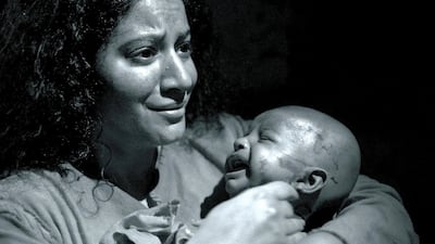 Hayat's mother gives birth to a boy, pushing Hayat to be sacrificed. Image Nation Abu Dhabi