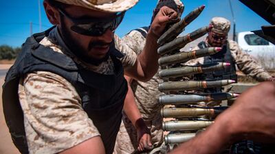 Fierce fighting for control of Libya's capital has already displaced tens of thousands of people. AFP