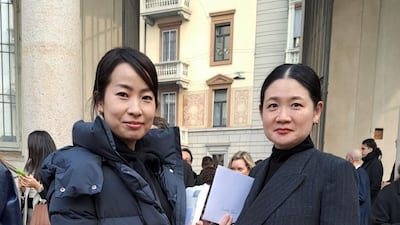 Socks with kitten heels and long fringing on this pair from Milan's fashion set