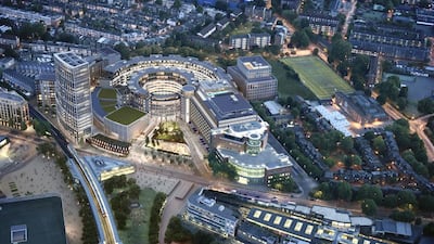 BBC Television Centre at Wood Lane, White City, W12 7RJ is to be exhibited at Cityscape Global. Courtesy Purple