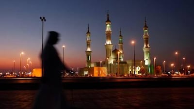 The Sheikh Zayed Mosque in Ras Al Khaimah.