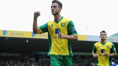 Ricky van Wolfswinkel of Norwich City.