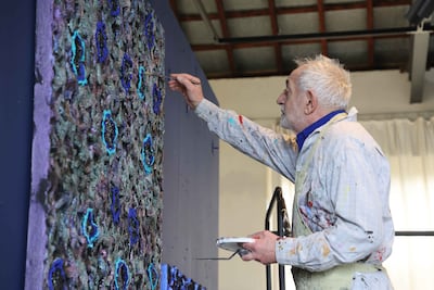 Nahas is still inspired by found objects from the ruins of Byblos. Photo: Lebanese Visual Art Association