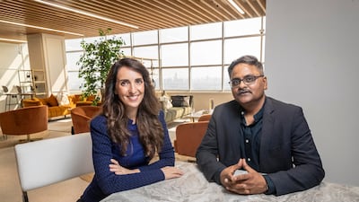 Olive Gaea co-Founders Jessica Scopacasa and Vivek Tripathy. Antonie Robertson / The National