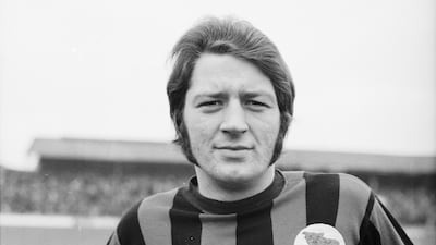 Frank Worthington at Second Division Huddersfield Town in 1974. Getty