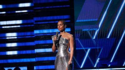 Show host Alicia Keys speaks about the passing of NBA basketball player Kobe Bryant. Reuters