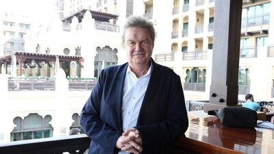 John Madden at the Mina Al Salam hotel in Dubai. Pawan Singh / The National