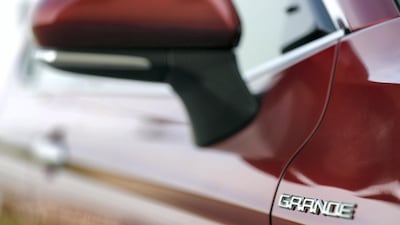 A new hybrid version of the car is due to be available in the UAE in the next few months. Chris Whiteoak / The National