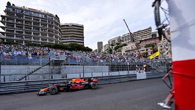 Red Bull's Dutch driver Max Verstappen drives during the Monaco Grand Prix. AFP