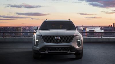 The front fascia features the unmistakable Cadillac vertical light signature