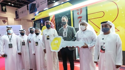 The new fire engine was launched at the Custom Show Emirates in World Trade Centre Dubai. Antonie Robertson / The National