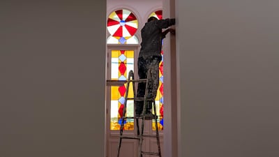 Renovations are nearly completed after the museum was severly damaged in the Beirut Port blast in August 2020. Matt Kynaston / The National