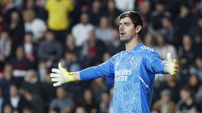 Thibaut Courtois earns £199,000 a week at Real Madrid. EPA
