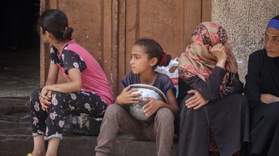 The UK and Qatar are set to work together to help provide medical care for displaced Palestinians. Ahmad Salem / Bloomberg