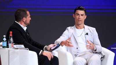 The footballer spoke on stage about his ambitions outside of sport, revealing he'd love to appear in a Hollywood film. Reuters